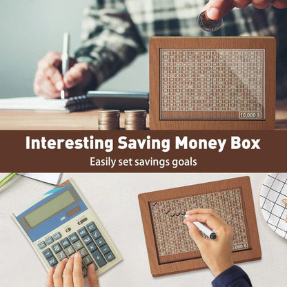 Big Money Saving Milestone Wooden Box