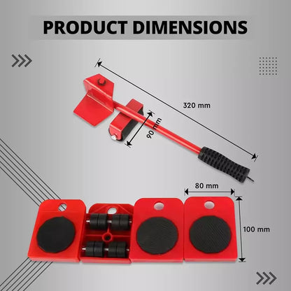 150 Kg Lifting Capacity Heavy Duty 4 Pcs Furniture Lifter and Mover