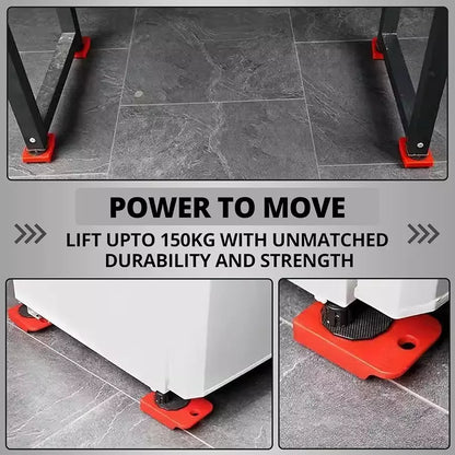 150 Kg Lifting Capacity Heavy Duty 4 Pcs Furniture Lifter and Mover