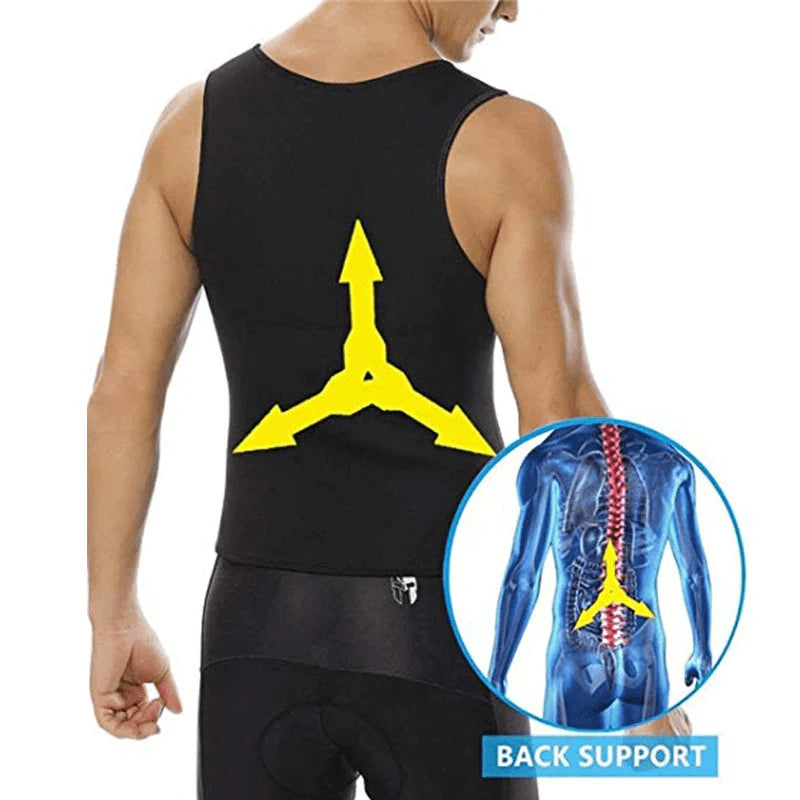 Men’s Body Shaper Vest - Feel the support, see the difference! ( PACK OF 2 )